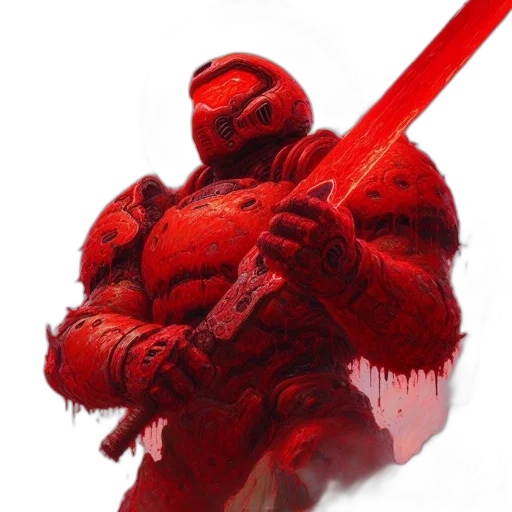 sword, weapon, robot, creature, concept art, pixel art, 3d render, photorealistic transparent PNG cut-out