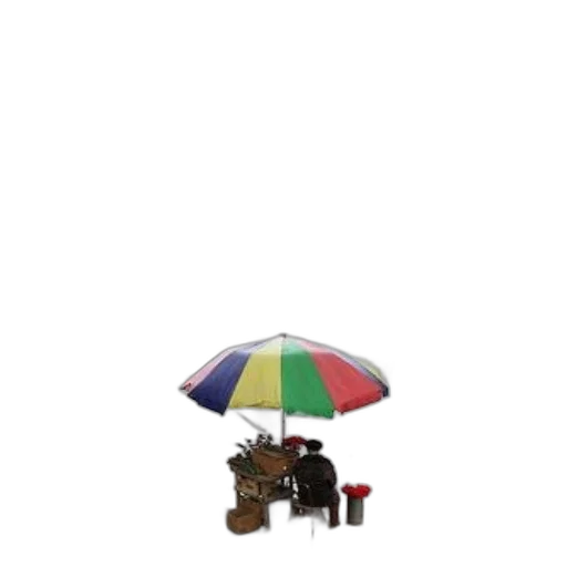 umbrella, car, furniture, robot, pixel art, 3d render, concept art, photorealistic transparent PNG cut-out