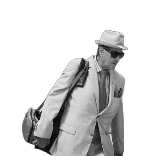 staff, jacket, hat, umbrella, photorealistic, concept art, 3d render, pencil sketch transparent PNG cut-out