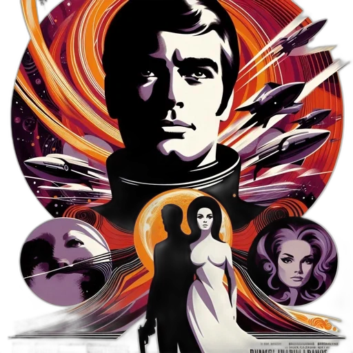 comic book art, outer space, fire, poster, movie, bond, showcases, man transparent PNG cut-out