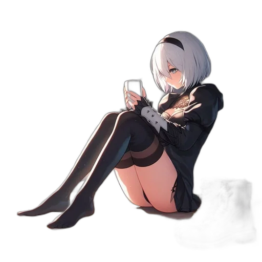 robot, dress, bottle, weapon, concept art, anime, pixel art, fantasy art transparent PNG cut-out