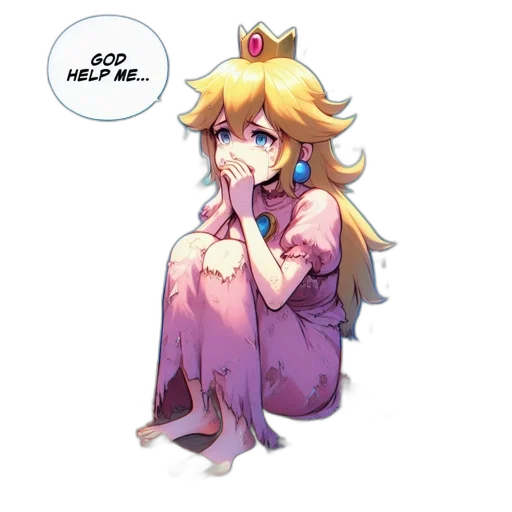 crown, dress, concept art, pixel art, anime, watercolor, animated, princess transparent PNG cut-out