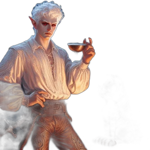 staff, concept art, fantasy art, 3d render, comic book art, fog, fire, earth tones transparent PNG cut-out