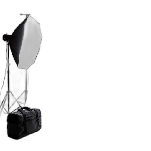 umbrella, staff, robot, weapon, 3d render, concept art, photorealistic, outer space transparent PNG cut-out