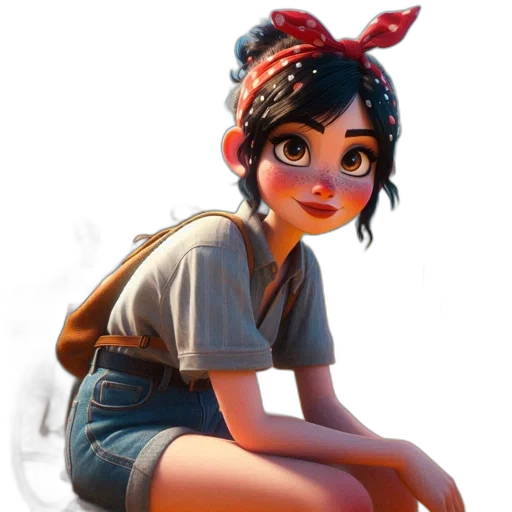 face, hat, staff, dress, concept art, 3d render, cartoon, photorealistic transparent PNG cut-out