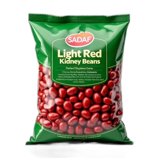 food, red, green, plastic, bag, filled, kidney, beans transparent PNG cut-out