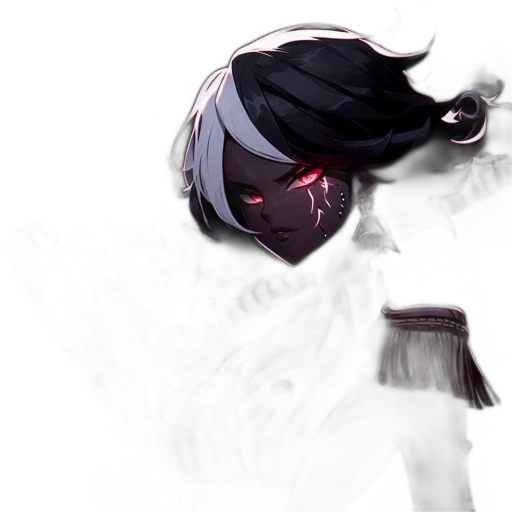 mask, weapon, face, robot, concept art, anime, fantasy art, 3d render transparent PNG cut-out