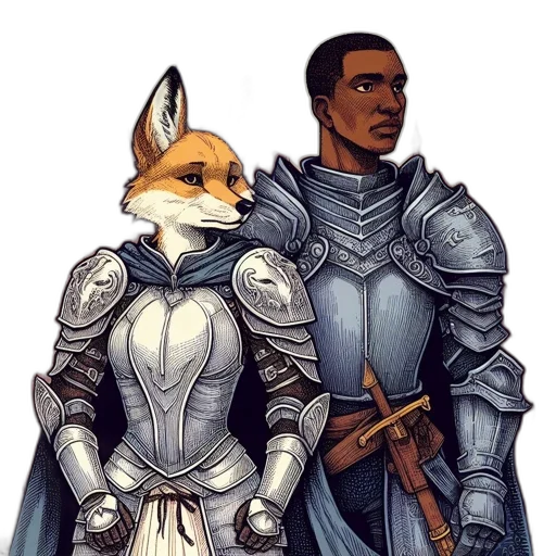 staff, sword, fantasy art, concept art, comic book art, pixel art, two, anthropomorphic transparent PNG cut-out