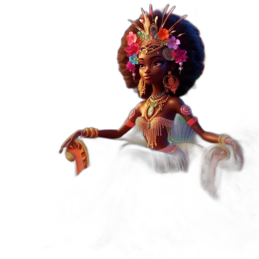 creature, mask, staff, robot, concept art, fantasy art, 3d render, pixel art transparent PNG cut-out