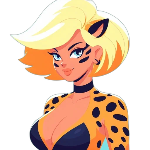 animal, dress, cartoon, concept art, pixel art, fantasy art, neon, golden transparent PNG cut-out