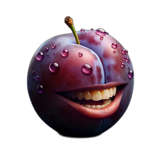 creature, food, animal, face, 3d render, concept art, photorealistic, fantasy art transparent PNG cut-out