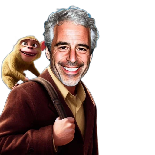 animal, creature, jacket, photorealistic, concept art, cartoon, man, gray transparent PNG cut-out
