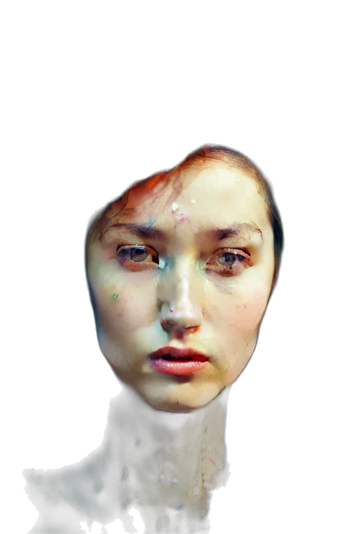 face, mask, robot, creature transparent PNG cut-out