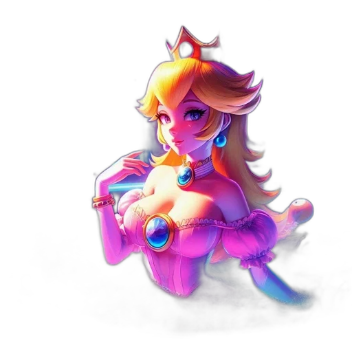crown, dress, jewelry, staff, concept art, fantasy art, pixel art, 3d render transparent PNG cut-out