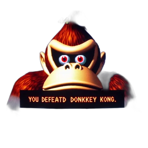 crown, animal, 3d render, concept art, video, game, screenshot, donkey transparent PNG cut-out