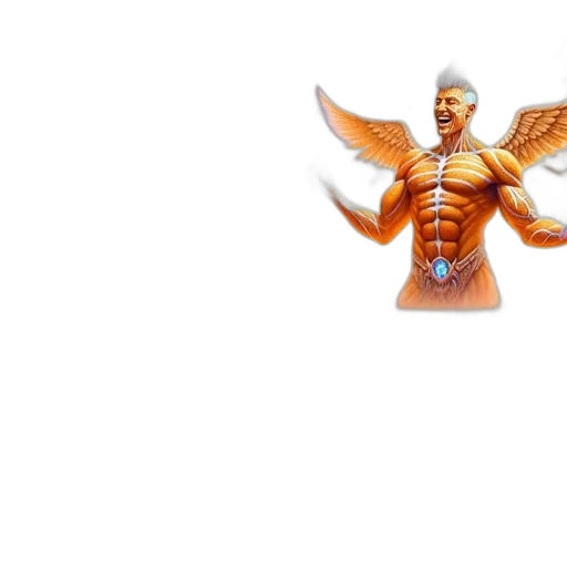 creature, pixel art, 3d render, concept art, fantasy art, elaborate, scene, presents transparent PNG cut-out