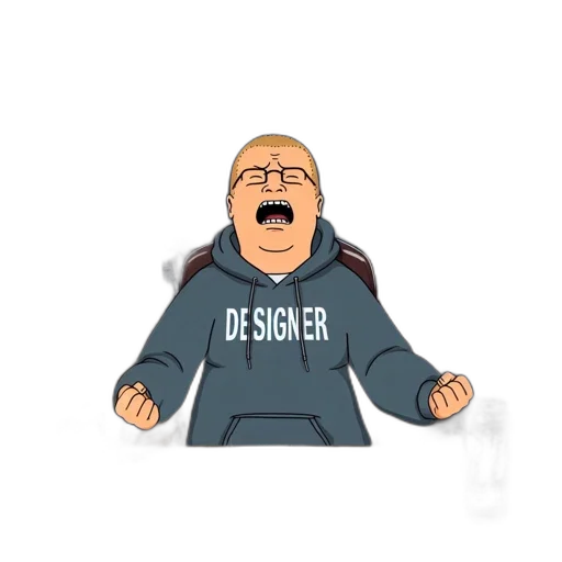 jacket, 3d render, cartoon, concept art, pixel art, animator, workspace, features transparent PNG cut-out