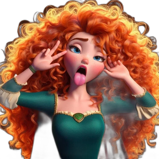 face, cartoon, 3d render, concept art, fantasy art, animated, character, red transparent PNG cut-out