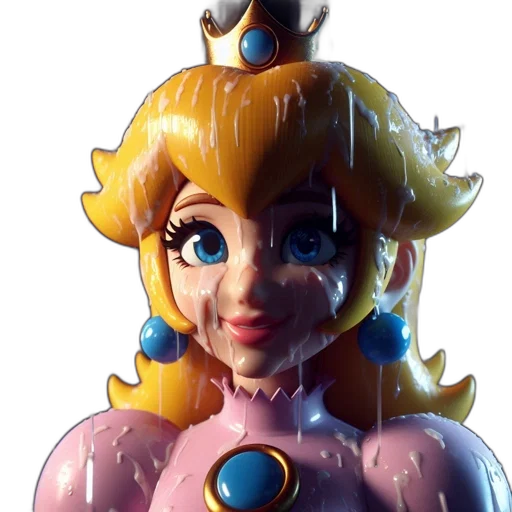 crown, face, dress, staff, 3d render, concept art, fantasy art, pixel art transparent PNG cut-out