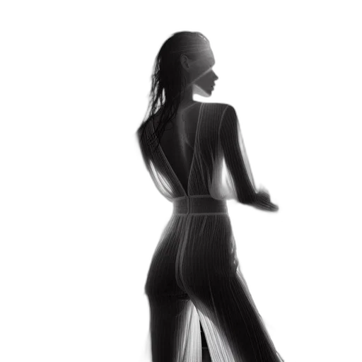 dress, staff, jewelry, robot, concept art, photorealistic, 3d render, pencil sketch transparent PNG cut-out
