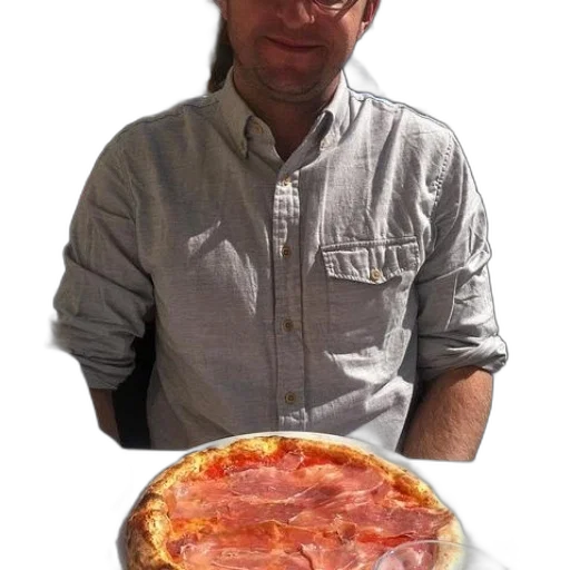 food, jacket, face, staff transparent PNG cut-out