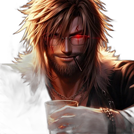 face, staff, fantasy art, concept art, photorealistic, comic book art, animated, man transparent PNG cut-out
