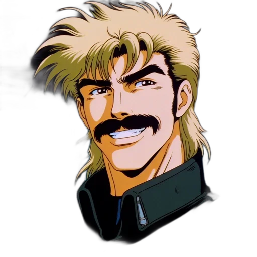 hair, face, jacket, staff, anime, comic book art, cartoon, concept art transparent PNG cut-out