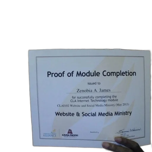 woman, proudly, displays, her, certificate, completion, cla, internet transparent PNG cut-out