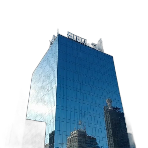 building, face, staff, crown, 3d render, photorealistic, concept art, city street transparent PNG cut-out