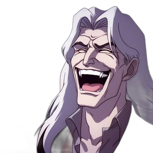 face, mask, anime, animated, figure, white, hair, distinctive transparent PNG cut-out