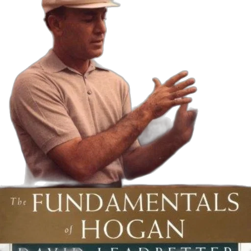 hat, fundamentals, hogan, book, cover, featuring, man, holding transparent PNG cut-out