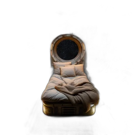 furniture, shoes, jacket, bottle, 3d render, photorealistic, concept art, outer space transparent PNG cut-out