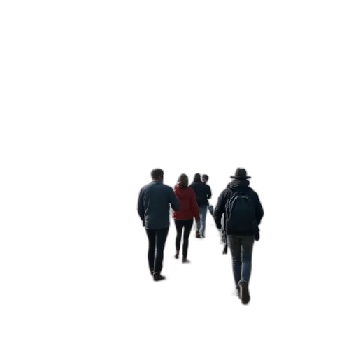 jacket, staff, umbrella, hat, 3d render, concept art, pixel art, photorealistic transparent PNG cut-out