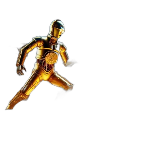 robot, staff, weapon, jewelry, 3d render, concept art, pixel art, outer space transparent PNG cut-out