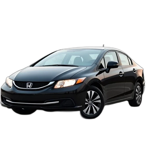 car, 3d render, black, 2012 transparent PNG cut-out