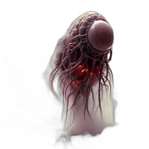 creature, hair, crown, staff, concept art, 3d render, photorealistic, fantasy art transparent PNG cut-out