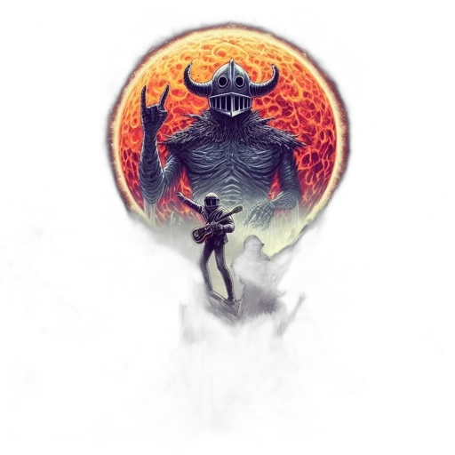 dragon, robot, sword, mask, concept art, fantasy art, pixel art, comic book art transparent PNG cut-out