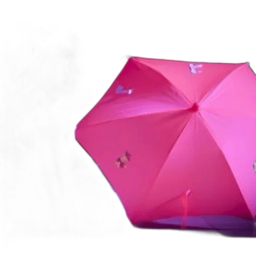 umbrella, crown, furniture, jewelry, 3d render, concept art, vaporwave, photorealistic transparent PNG cut-out
