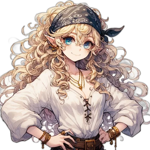staff, hat, crown, face, anime, fantasy art, pixel art, concept art transparent PNG cut-out