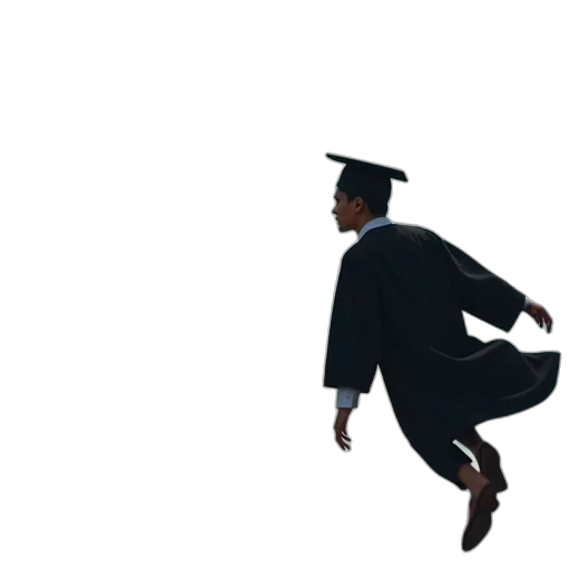 staff, 3d render, two, black transparent PNG cut-out