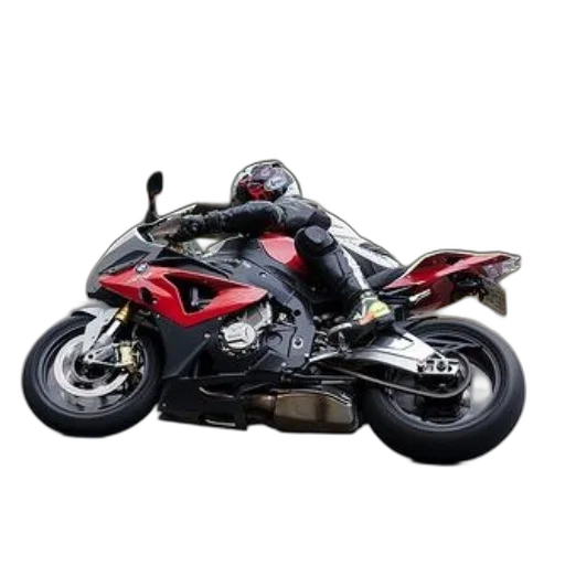 photorealistic, 3d render, concept art, dynamic, photo, red, bmw, motorcycle transparent PNG cut-out