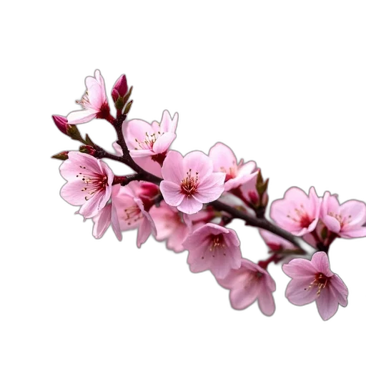 flower, crown, tree, jewelry, photorealistic, 3d render, pastel, close-up transparent PNG cut-out