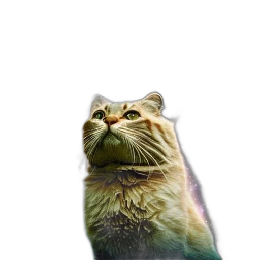 animal, creature, staff, dress, vaporwave, photorealistic, 3d render, pixel art transparent PNG cut-out