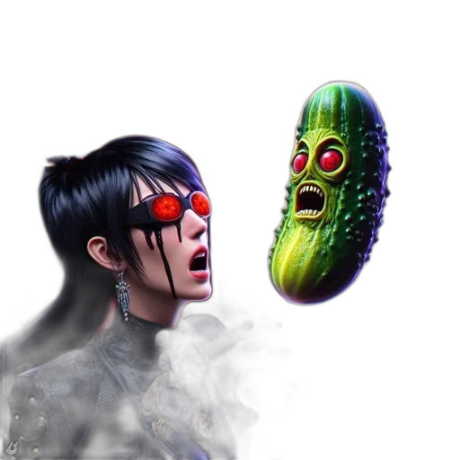 mask, creature, face, food, concept art, 3d render, photorealistic, cyberpunk transparent PNG cut-out