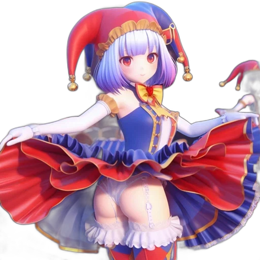 dress, crown, hat, robot, concept art, fantasy art, anime, 3d render transparent PNG cut-out