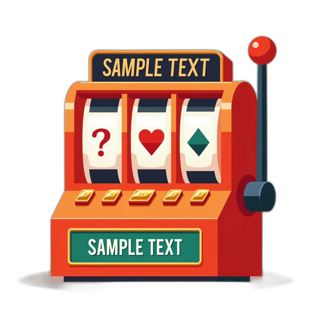 digital, illustration, slot, machine, red, orange, color, scheme transparent PNG cut-out