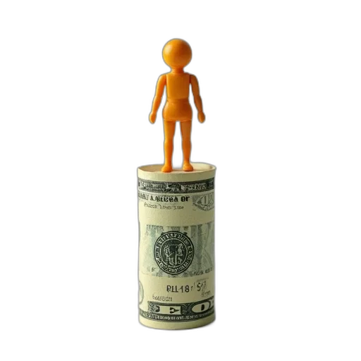 toy, person, standing, top transparent PNG cut-out