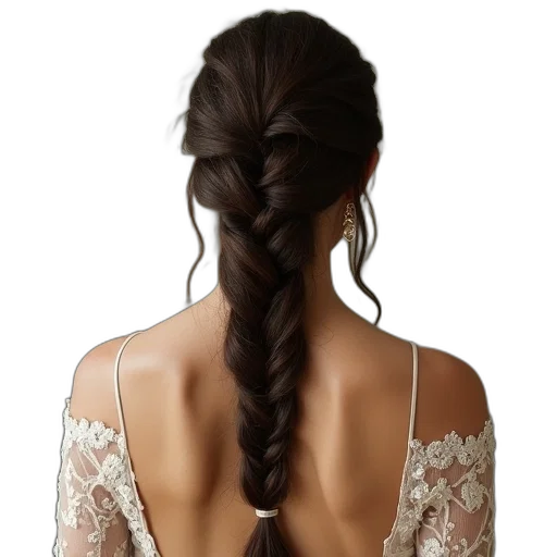 hair, dress, jewelry, crown, photorealistic, oil painting, back, bride transparent PNG cut-out
