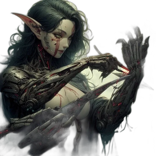 creature, fantasy art, concept art, comic book art transparent PNG cut-out