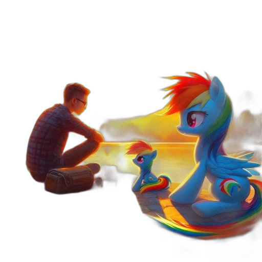 dragon, concept art, fantasy art, pixel art, 3d render, underwater, fire, outer space transparent PNG cut-out